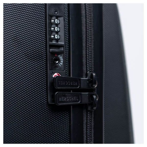 Herschel Trade Medium BLACK מזוודה בינונית קשיחה.