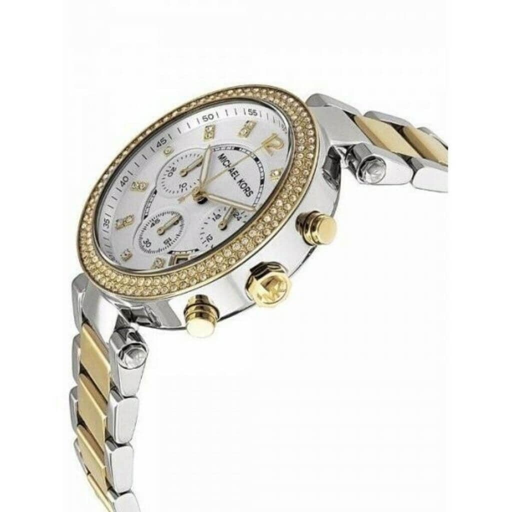 שעון יד ‏אנלוגי ‏לאישה בעל לוח משובץ יהלומים Michael Kors MK5626.