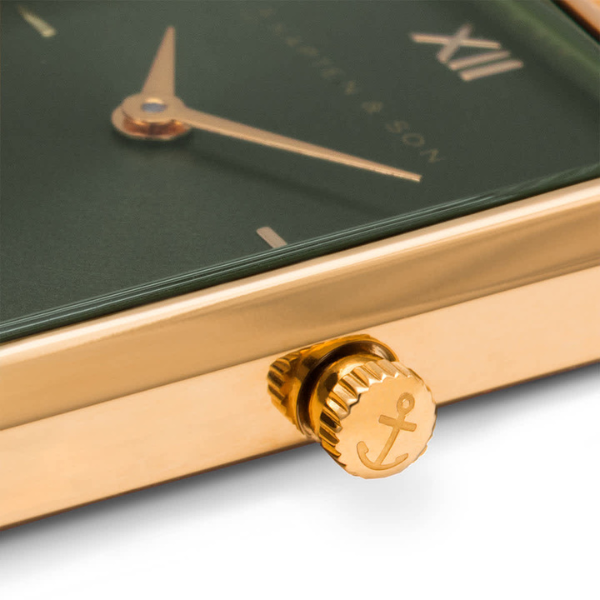 Grace Gold Green Steel.