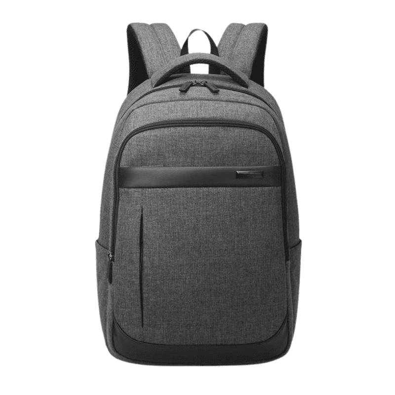 Aoking תיק גב אופנתי למחשב 15.6" בצבע אפור.