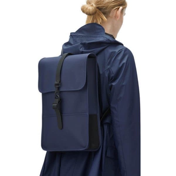 Rains תיק גב למחשב נייד Backpack Mini Blue.