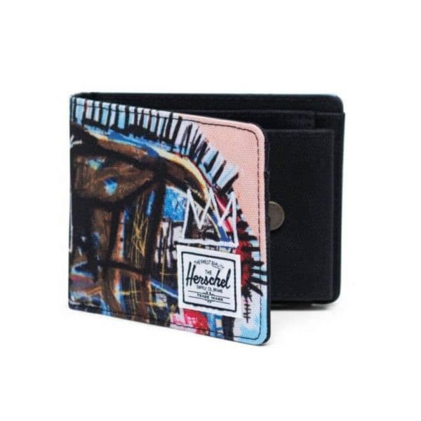 ארנק הרשל תא לכסף קטן Roy Coin P+ Basquiat.