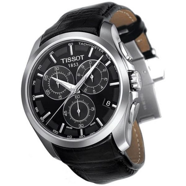 שעון יד ‏אנלוגי רצועת עור Tissot T035.617.16.051.00.