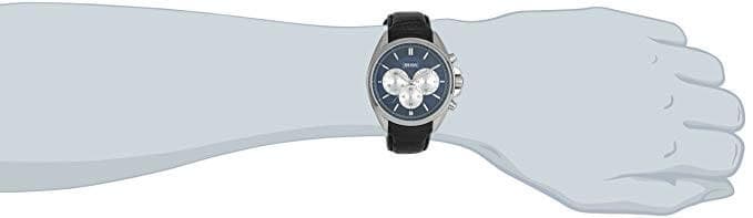 שעון יד לגבר עם רצועת עור 1512882 Hugo Boss.