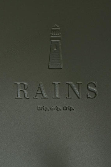 Rains Field Bag Green תיק גב עמיד לגשם בצבע ירוק ריינס.