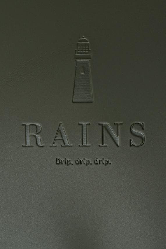 Rains Field Bag Green תיק גב עמיד לגשם בצבע ירוק ריינס.