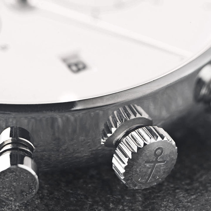 Kapten & Son Chrono Small Silver Steel.