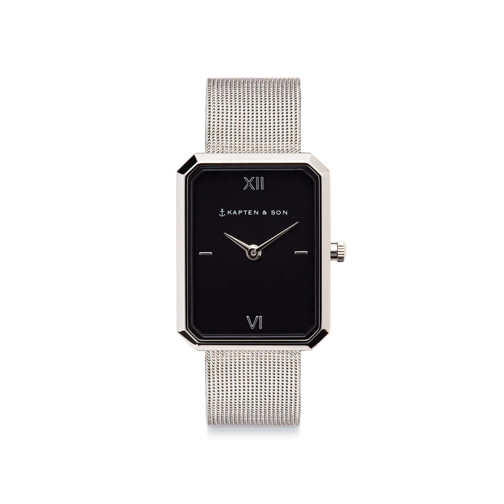 Grace Silver Black Mesh.