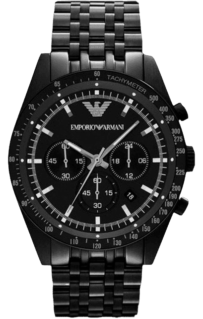שעון יד ארמני שחור לגבר Emporio Armani AR5989.