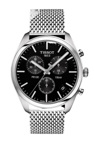 שעון יד לגבר כסוף Tissot T101.417.11.051.01.