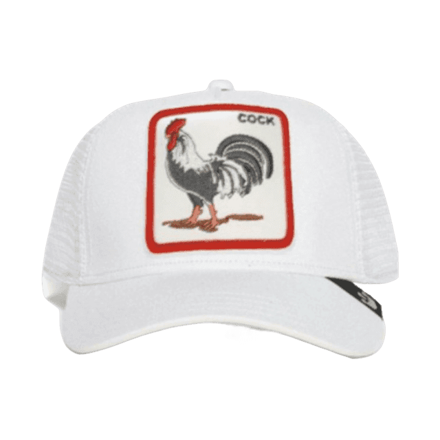 כובע גורין תרנגול לבן Goorin White Rooster.