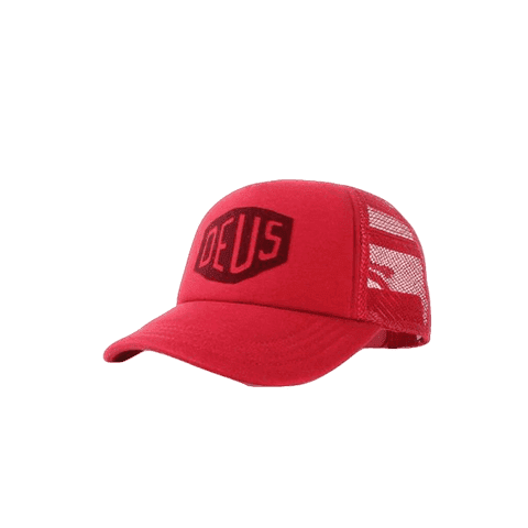 דאוס כובע מצחייה אדום Deus Plum Red.