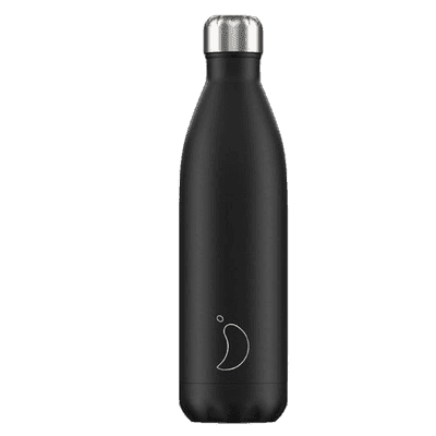 CHILLY'S בקבוק מים 500 מ"ל MONOCHROME Black.