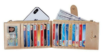 Lambo Chelsea Multi Card Case Champagne.